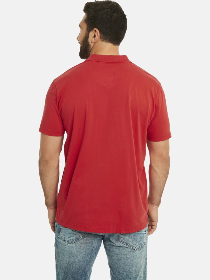 Jan Vanderstorm Doppelpack Poloshirt DAGFINN in rot dunkelblau günstig kaufen
