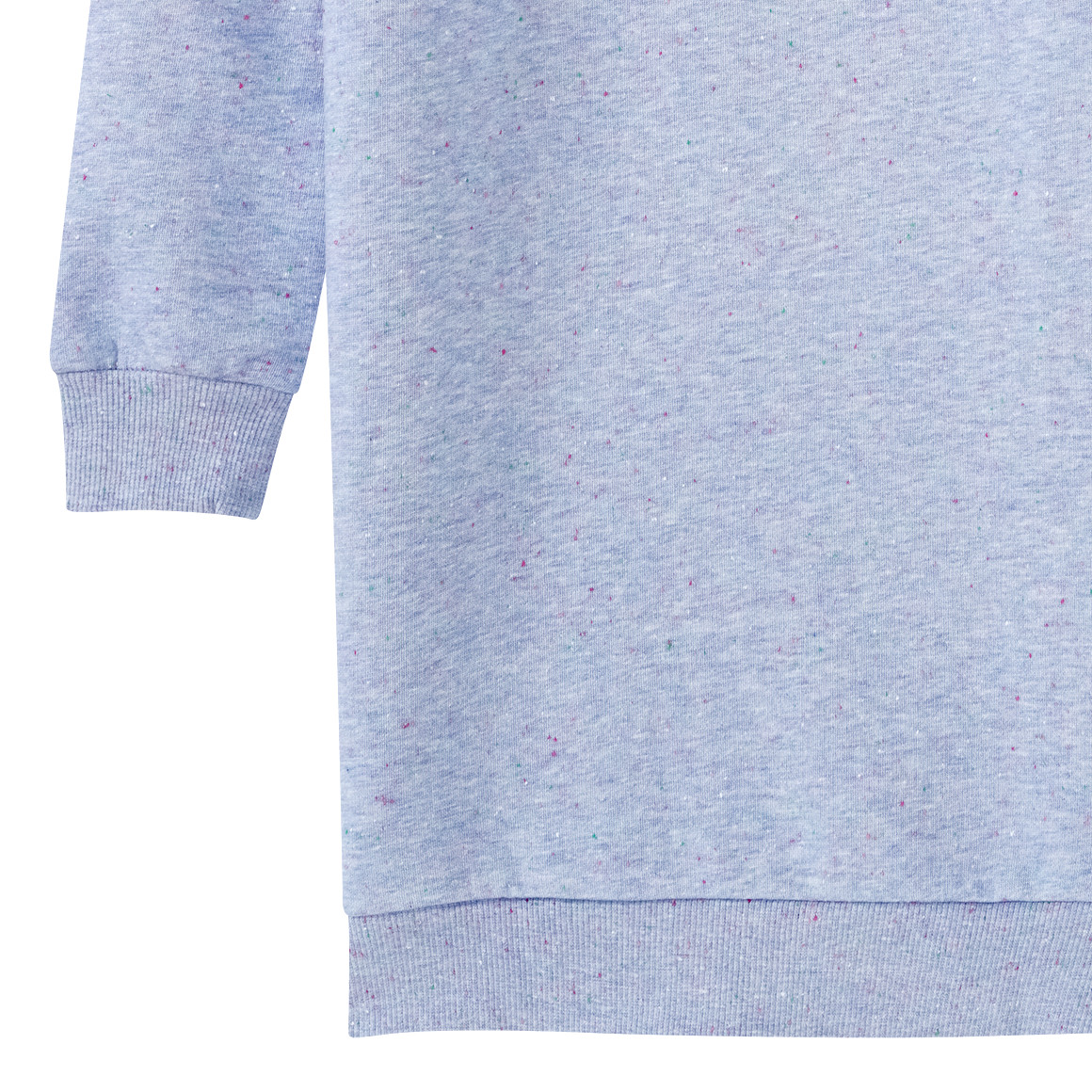Mädchen Sweatkleid mit kleiner Stickerei