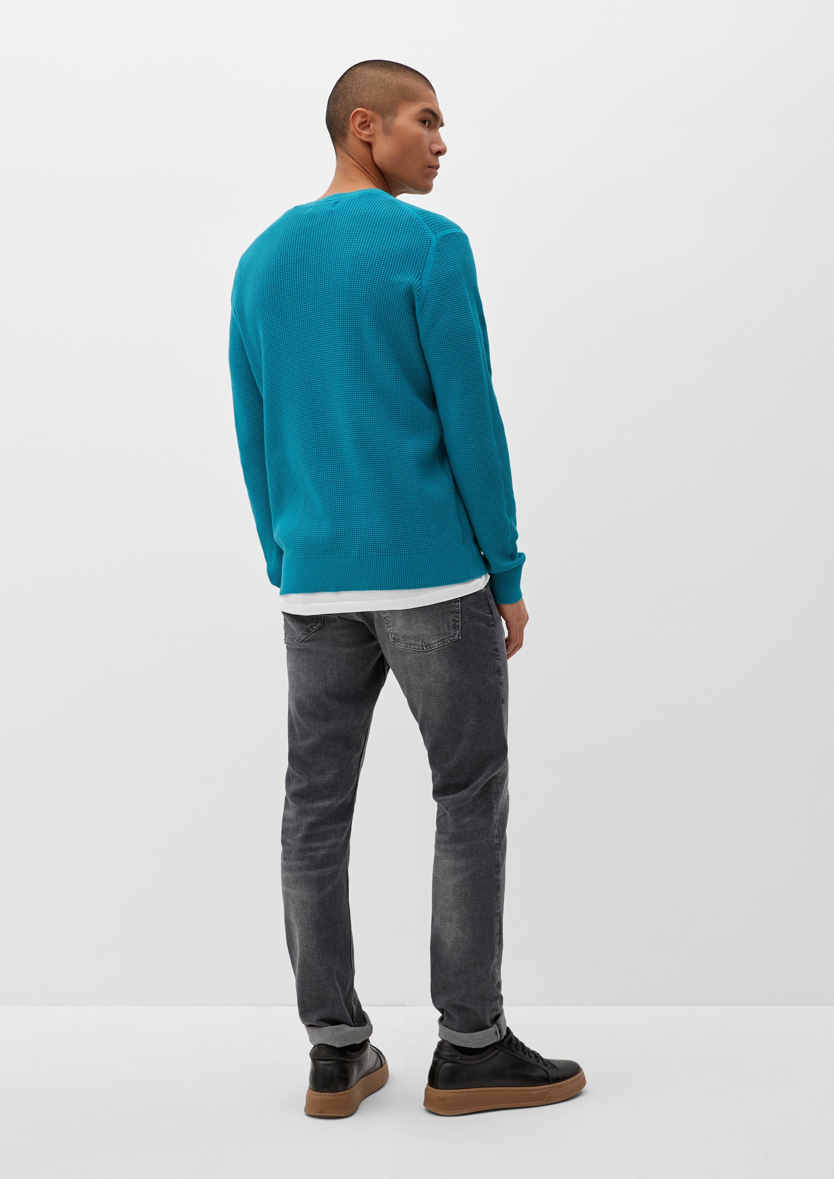 Pullover mit Waffelpiqué-Struktur  2129585-6376