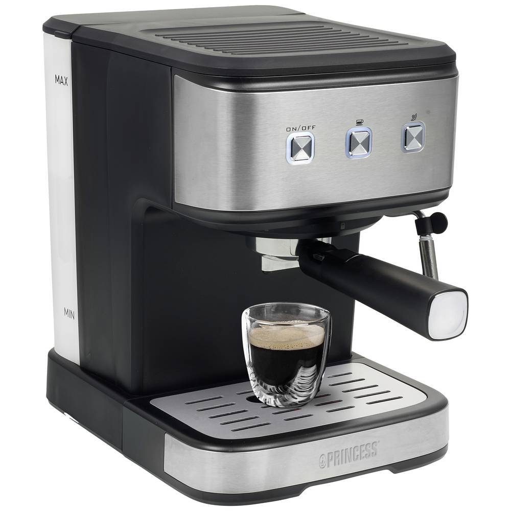 PRINCESS Espressomaschine Espressomaschine und Kapselmaschine 20 bar