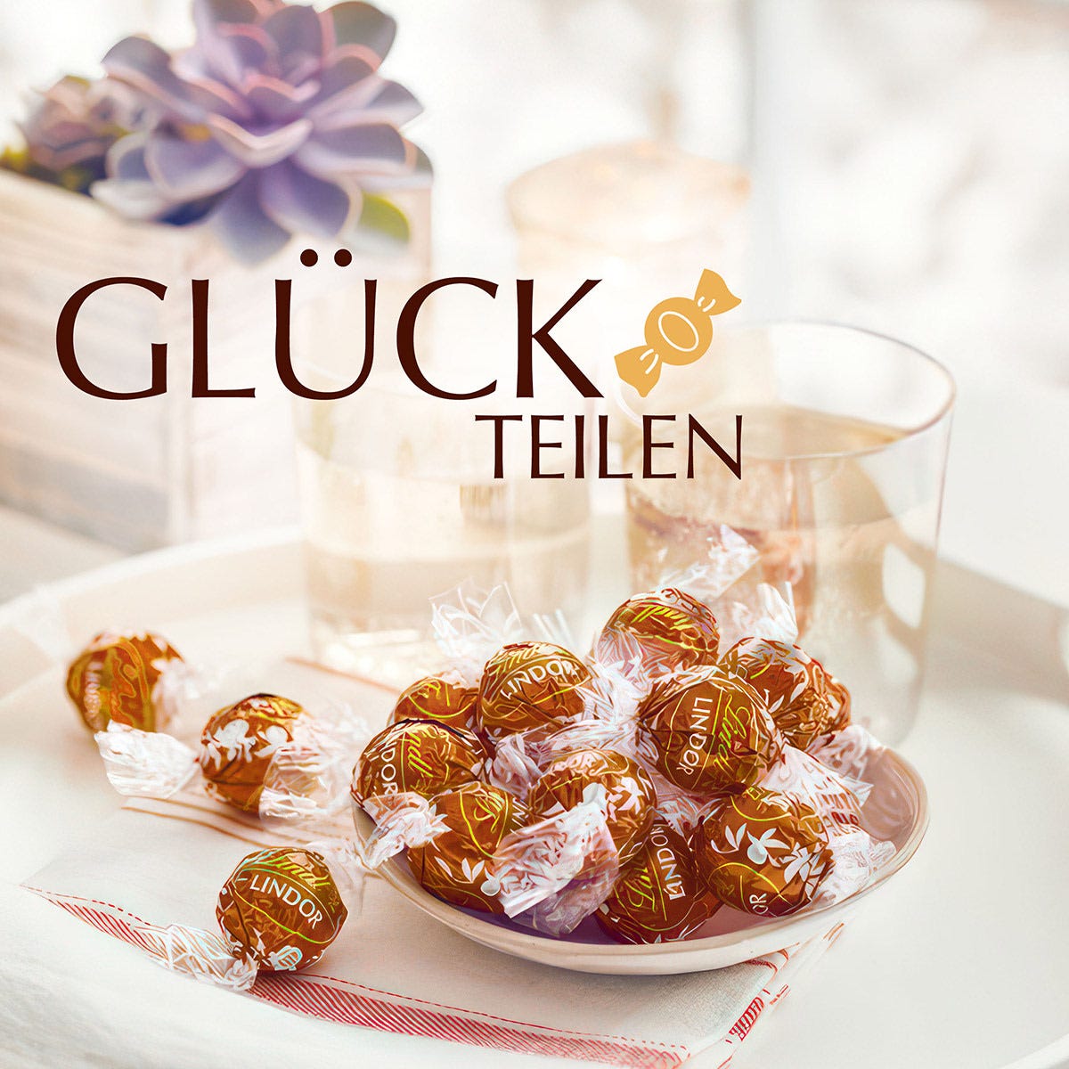 LINDOR Kugel Beutel Haselnuss, 1000g