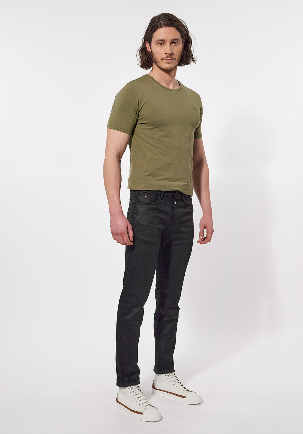 DARKK  Jean slim noir Homme