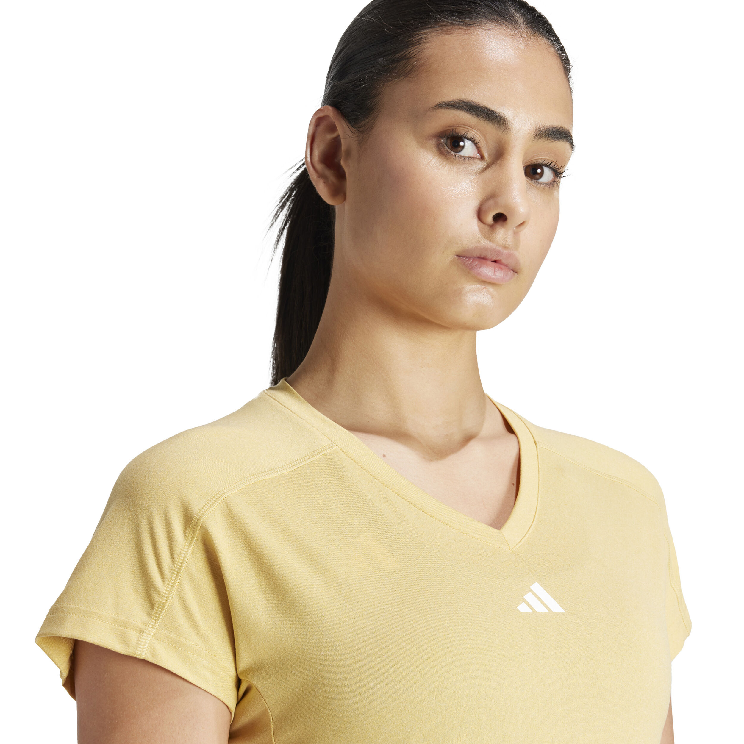 Training Essential MIN T-Shirt Damen - Gelb