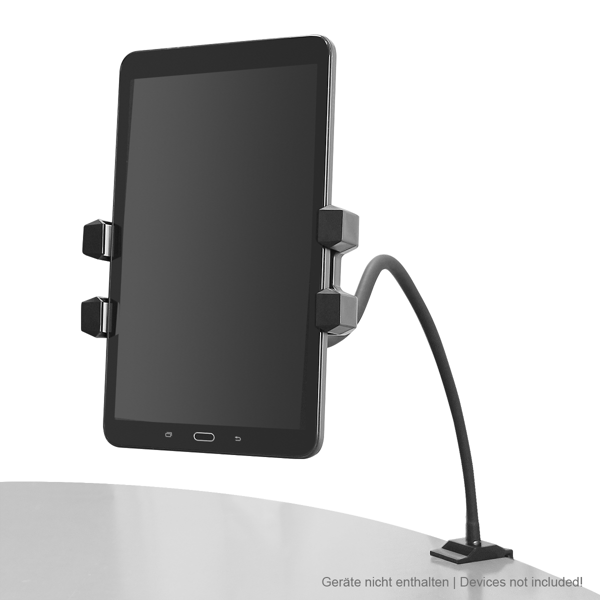 Fontastic Tablet Bodenständer Schwanenhals, inkl Tischklemme
