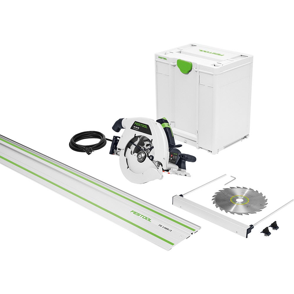 Serra circular FESTOOL 2300 W, 230 mm, Systainer com trilho de 1400 mm, 576139
