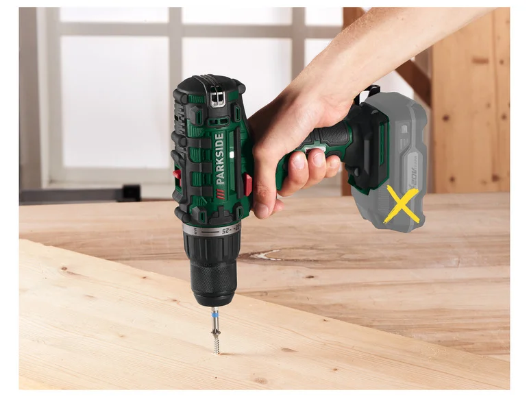 Furadeira/Parafusadeira sem fio PARKSIDE® PABS 20-Li G8, 20 V