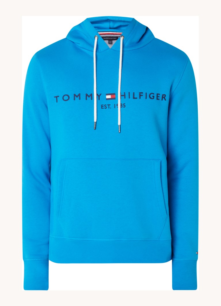 Tommy Hilfiger hoodie with kangaroo pocket and logo embroidery