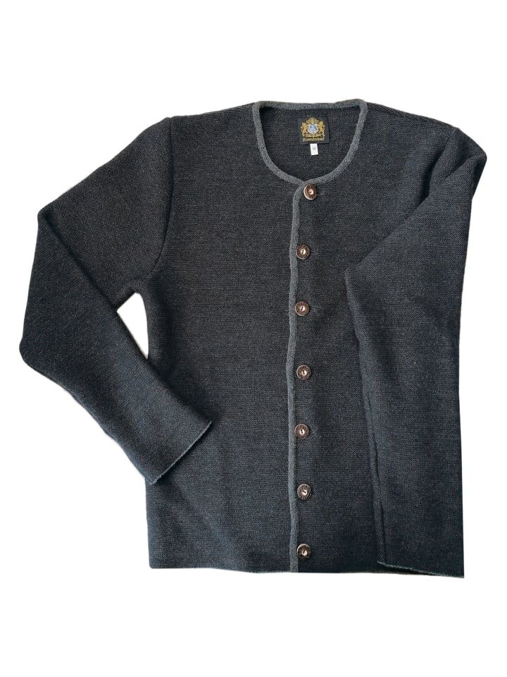 Hammerschmid Trachten Strickjacke in grau günstig kaufen