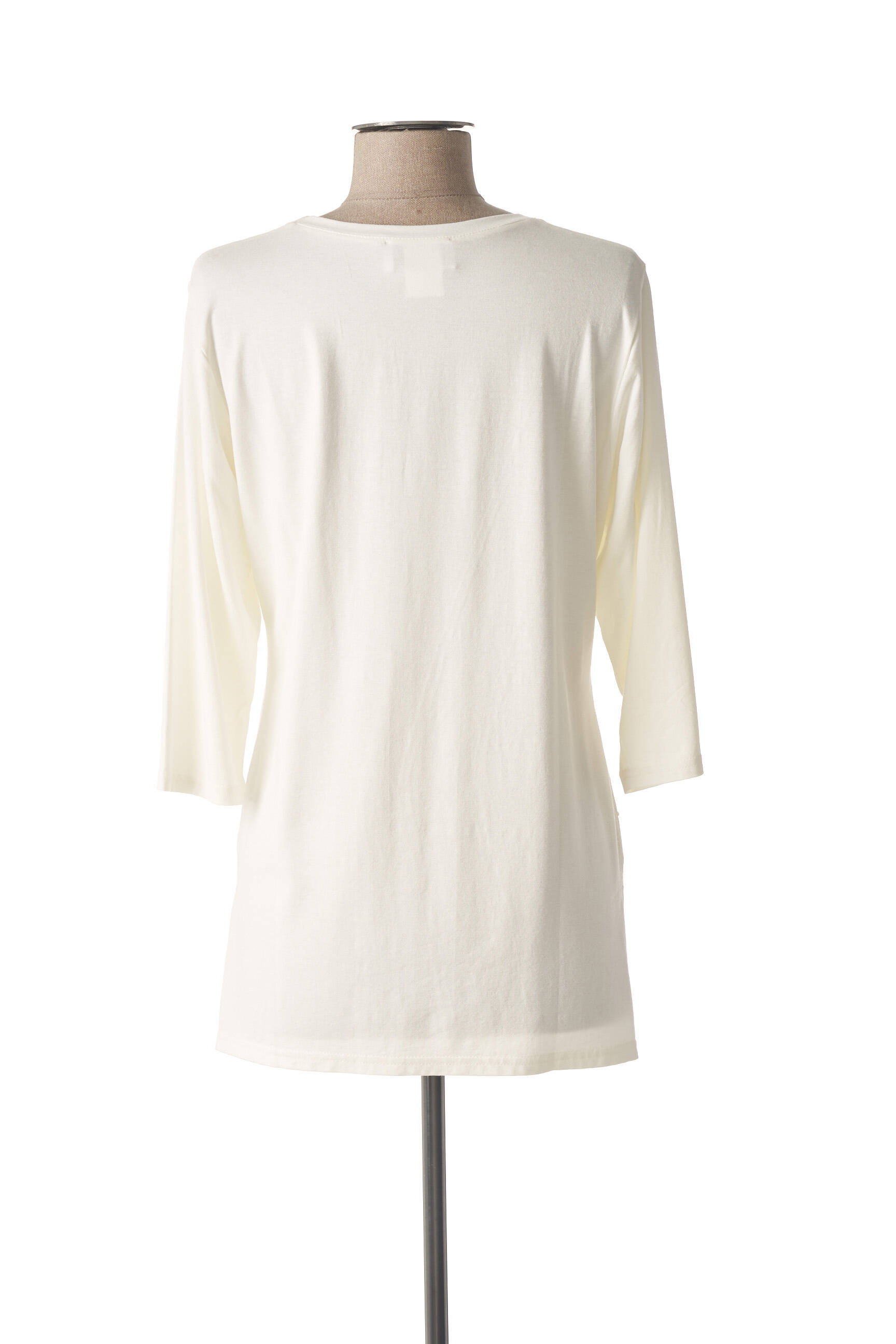 Guy Dubouis Tuniquemanchelongue Femme couleur beige