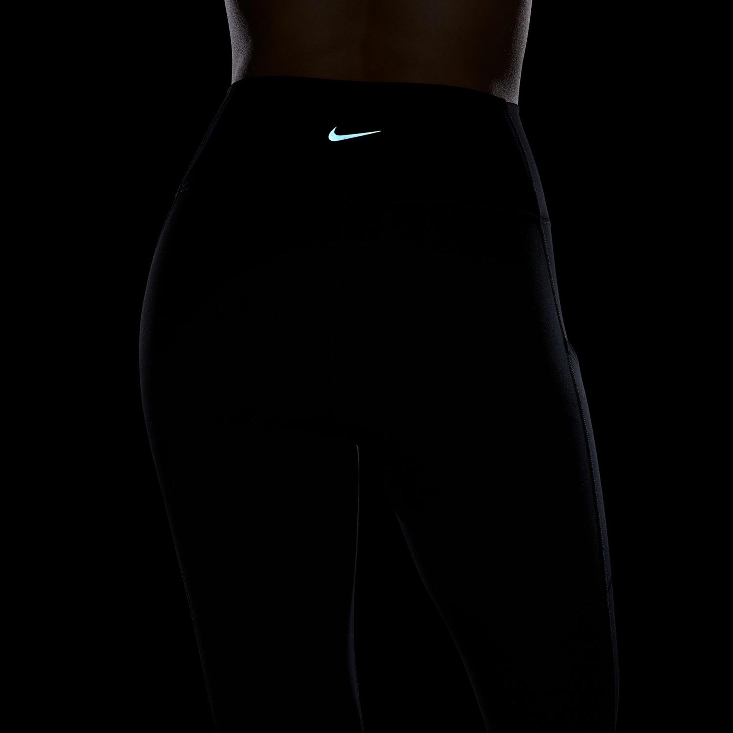 Dri-Fit One High-Waisted 7/8 Pocket Tight Damen - Schwarz