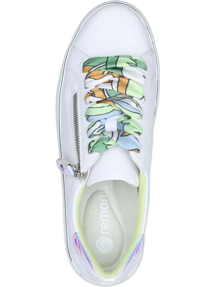 remonte Schnürschuhe, Sneakers Low in weiss/silber-multi günstig kaufen