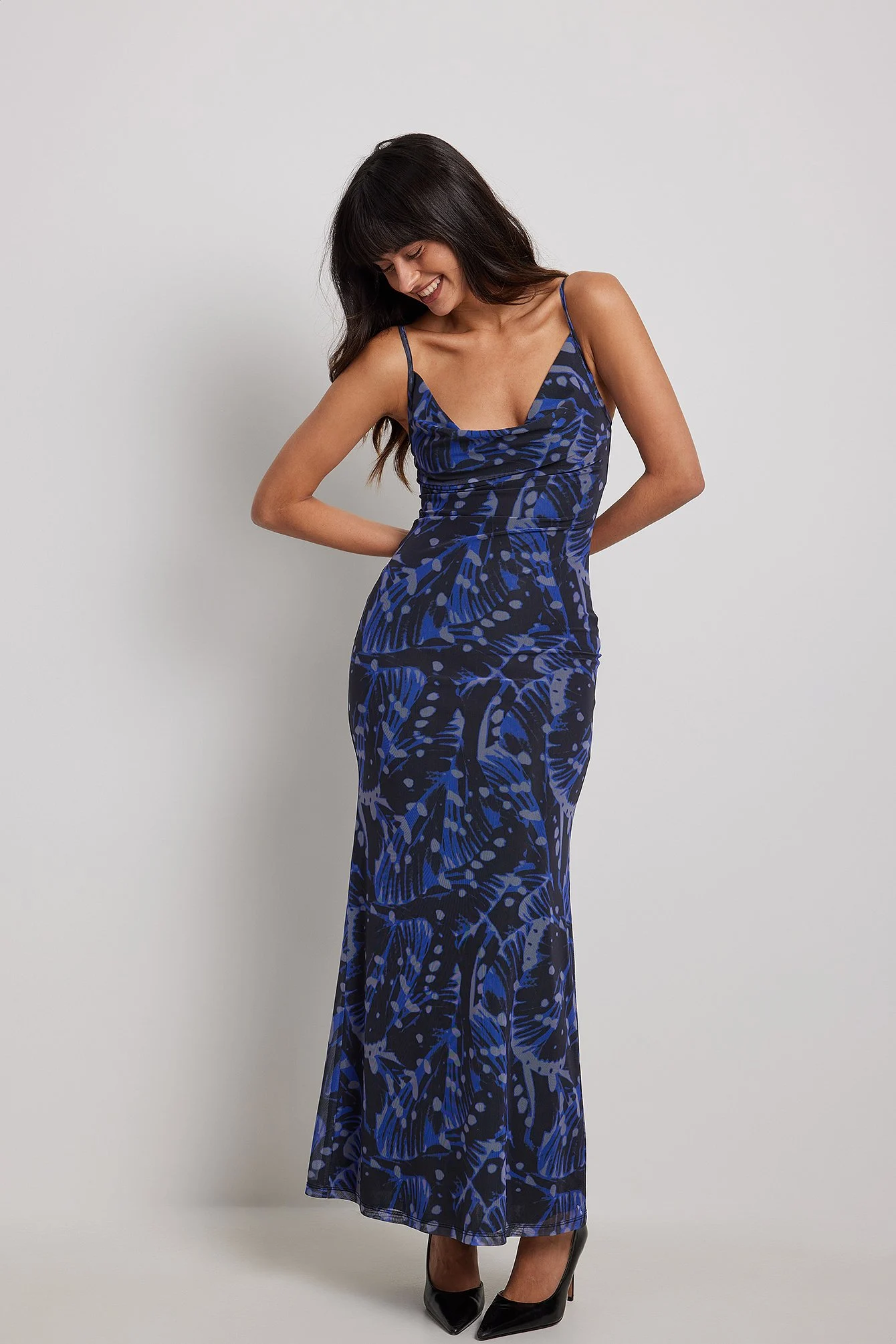Mesh Maxikleid