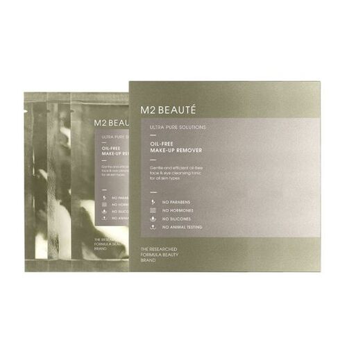 M2 Beauté Ultra Pure Solutions öljyttömät meikinpoistolaput 7 x 2 pakkausta