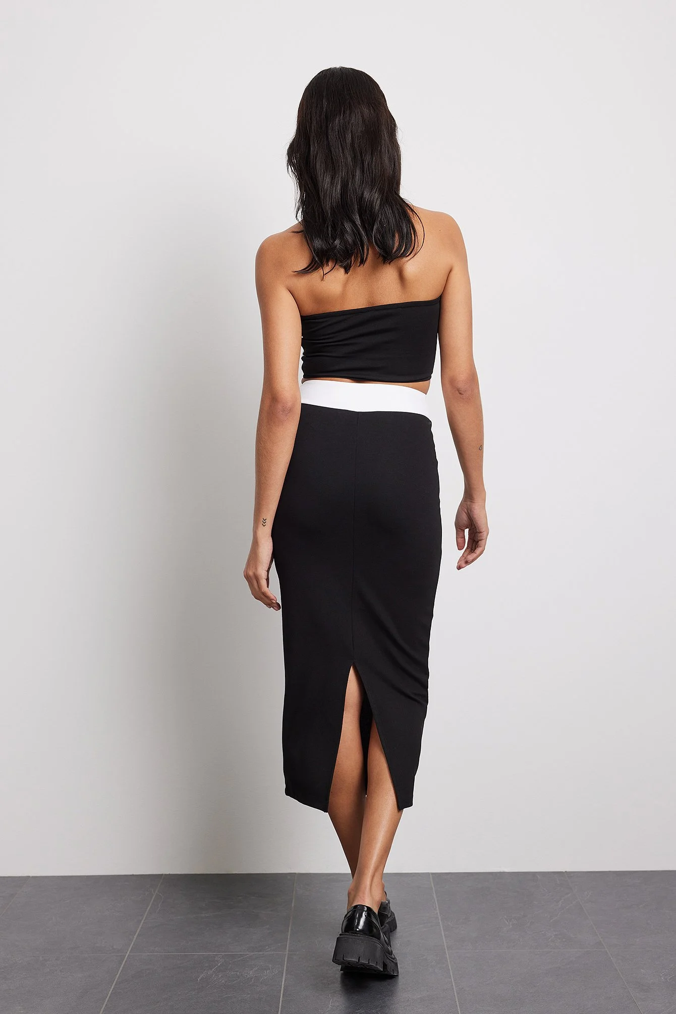 Tube Top im Color-Blocking-Stil