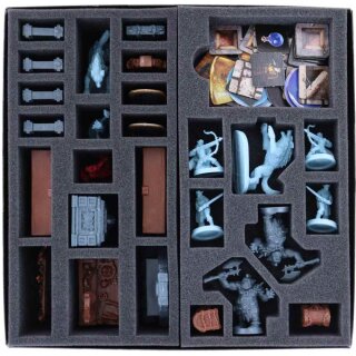 5-teiliges Feldherr Schaumstoff-Set für HeroQuest (2021): Die Spiegelmagierin - Brettspielbox