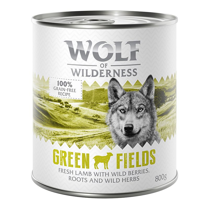 Sparpaket Wolf of Wilderness Adult 24 x 800 g - Single Protein