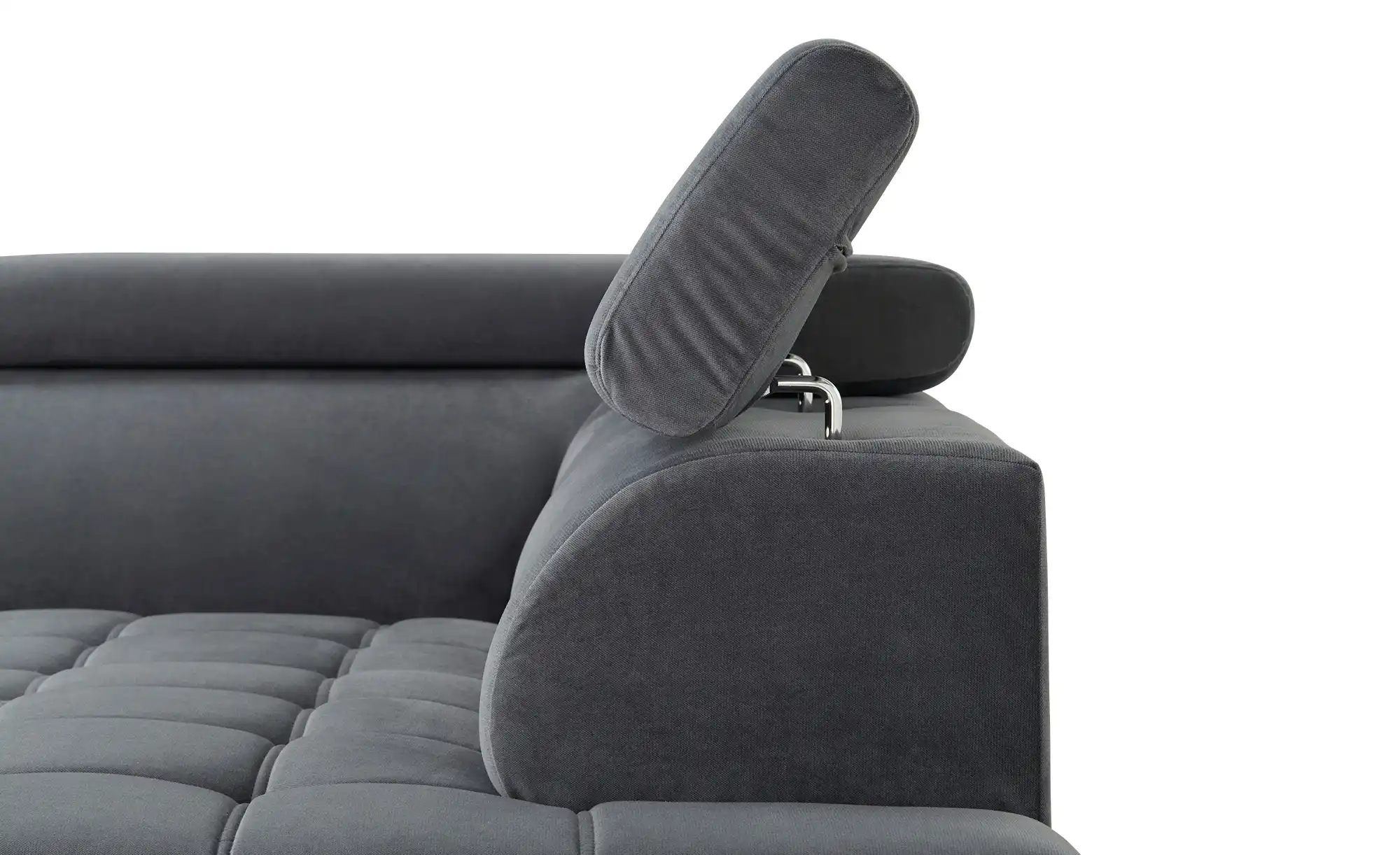 Primo Ecksofa aus Mikrofaser Carrara