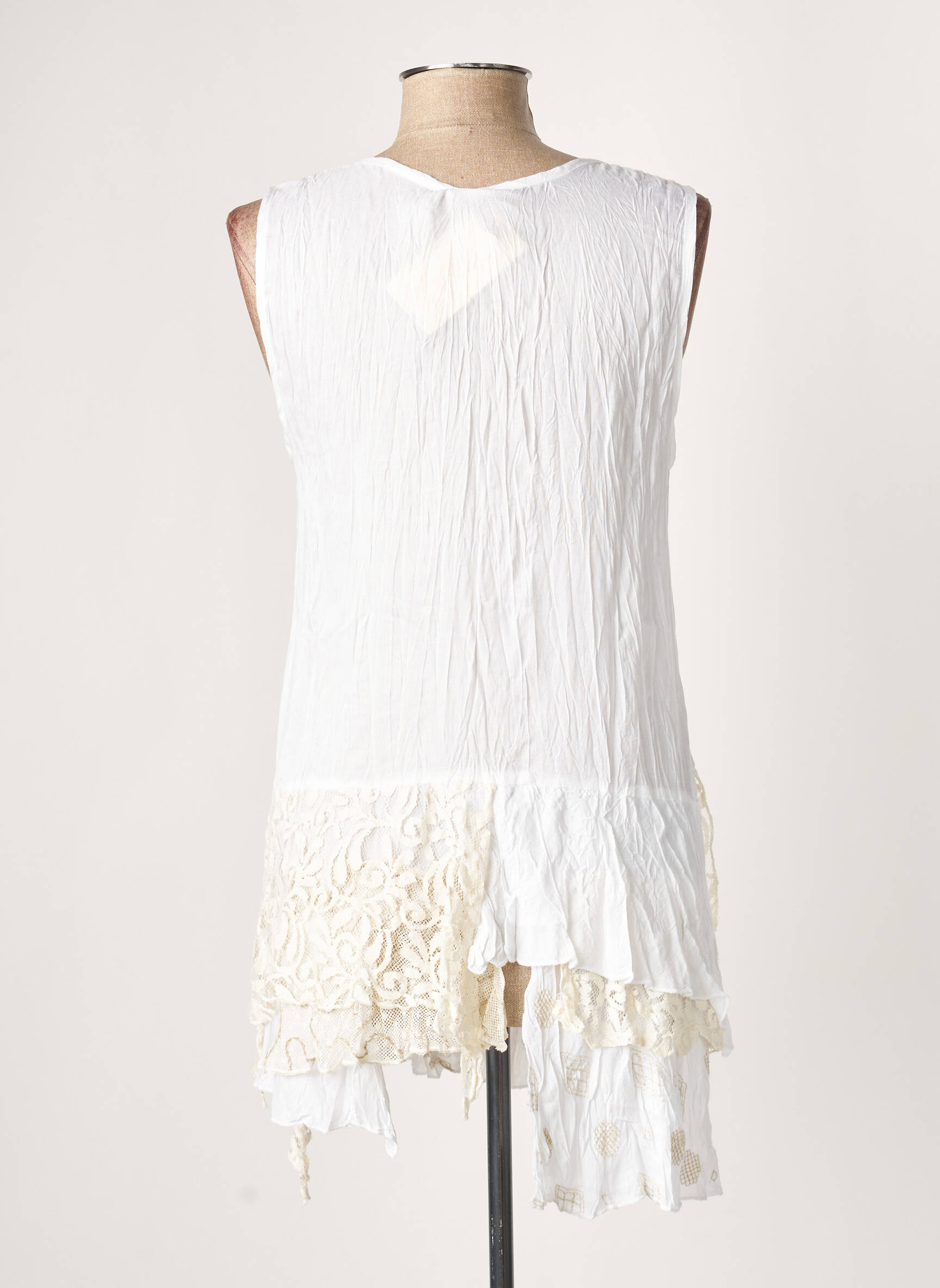 Marilu Tuniquesansmanche Femme couleur blanc