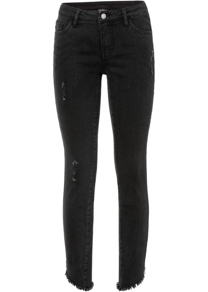 Skinny-Jeans mit Reißverschluss