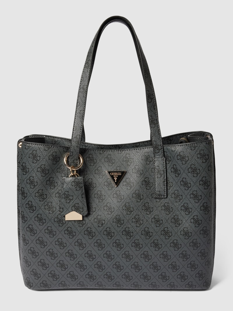 Shopper mit Label-Detail Modell 'MERIDIAN' in graphit