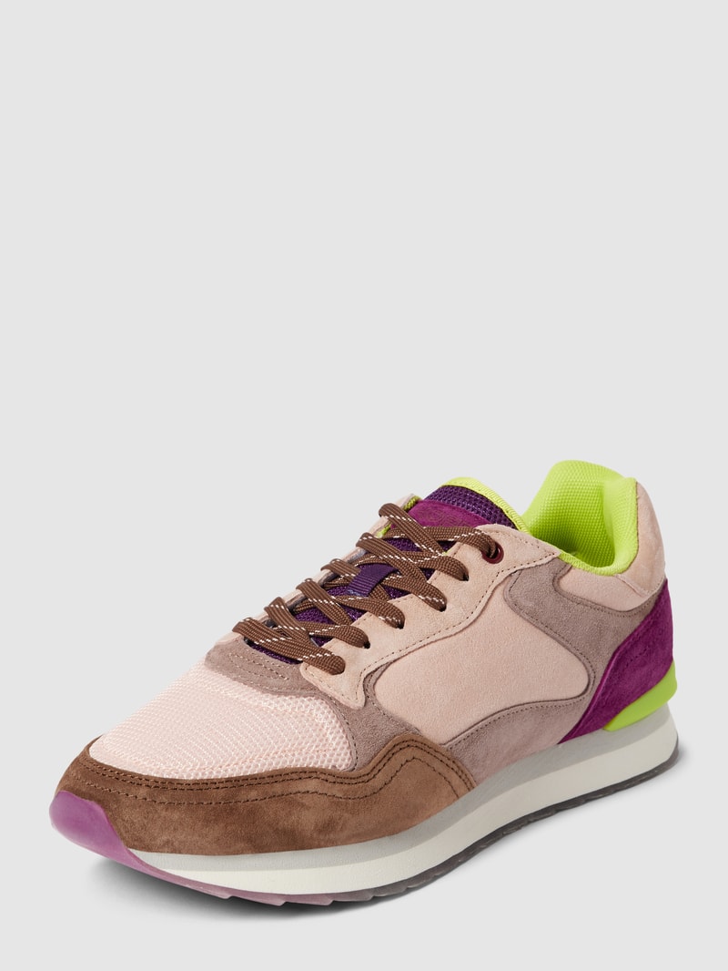 Sneaker mit Label-Detail Modell 'VALPARAISO' in rosa