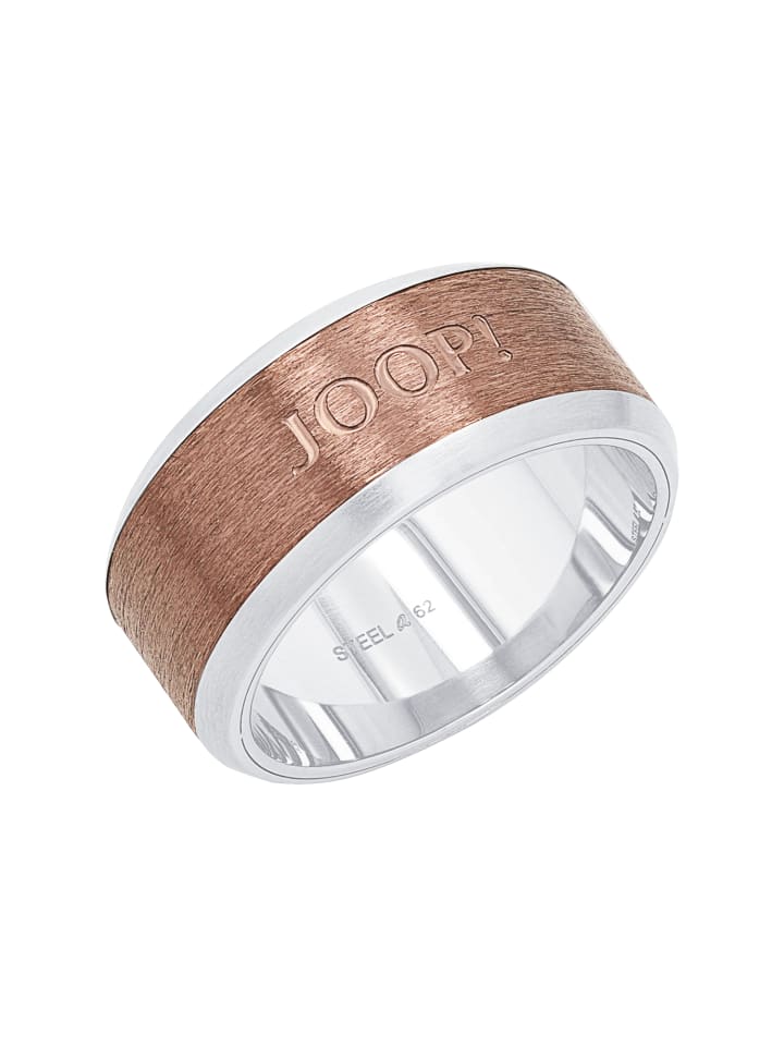 JOOP! Ring Edelstahl, IP Braun in Braun günstig kaufen
