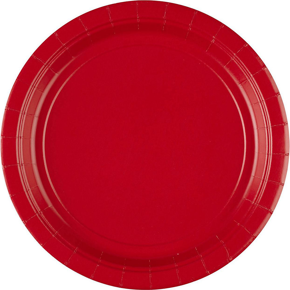 Pappteller D23cm apfelrot 8er