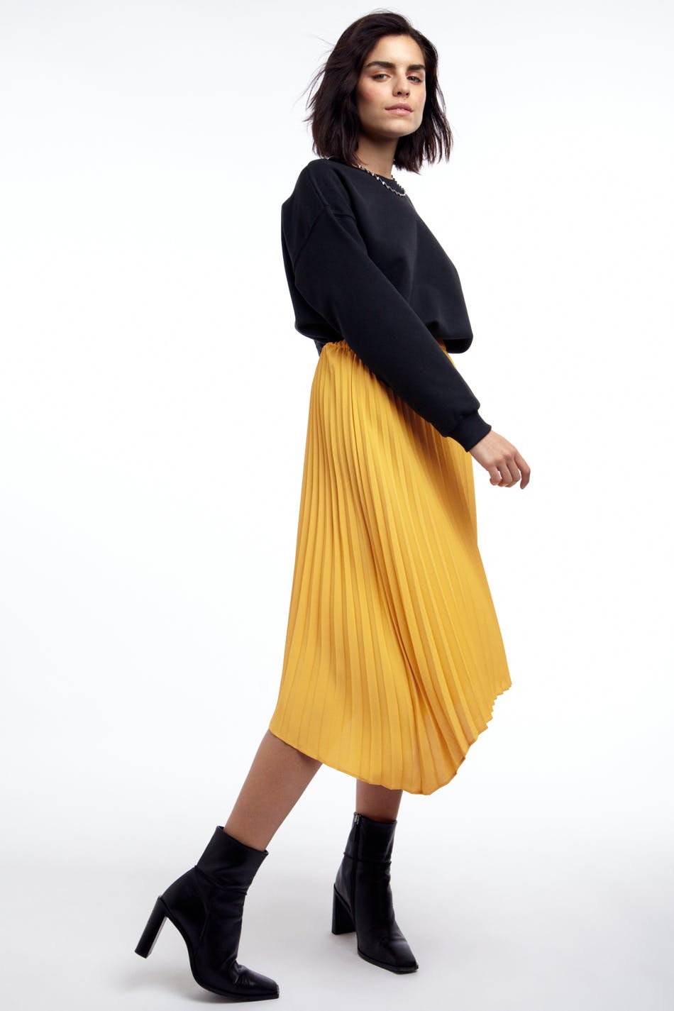 Olinda pleated skirt