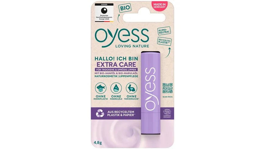 OYESS Lippenbalsamstift Extra Care 4.8 g