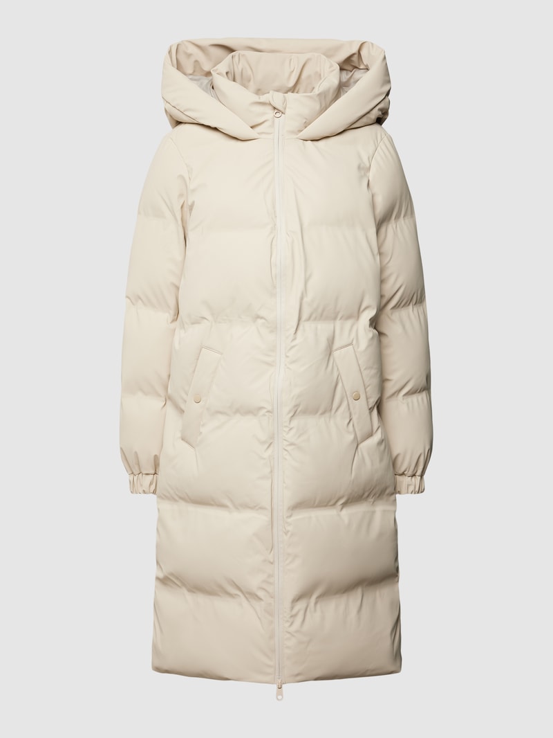Steppmantel mit Kapuze Modell 'NOE' in offwhite