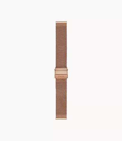 Fossil Milanaiseband für Damenuhr 16 mm Roségold