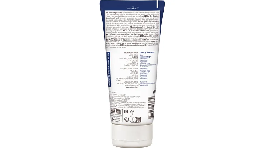 WELEDA FOR MEN Active Fresh Duschgel 200 ml