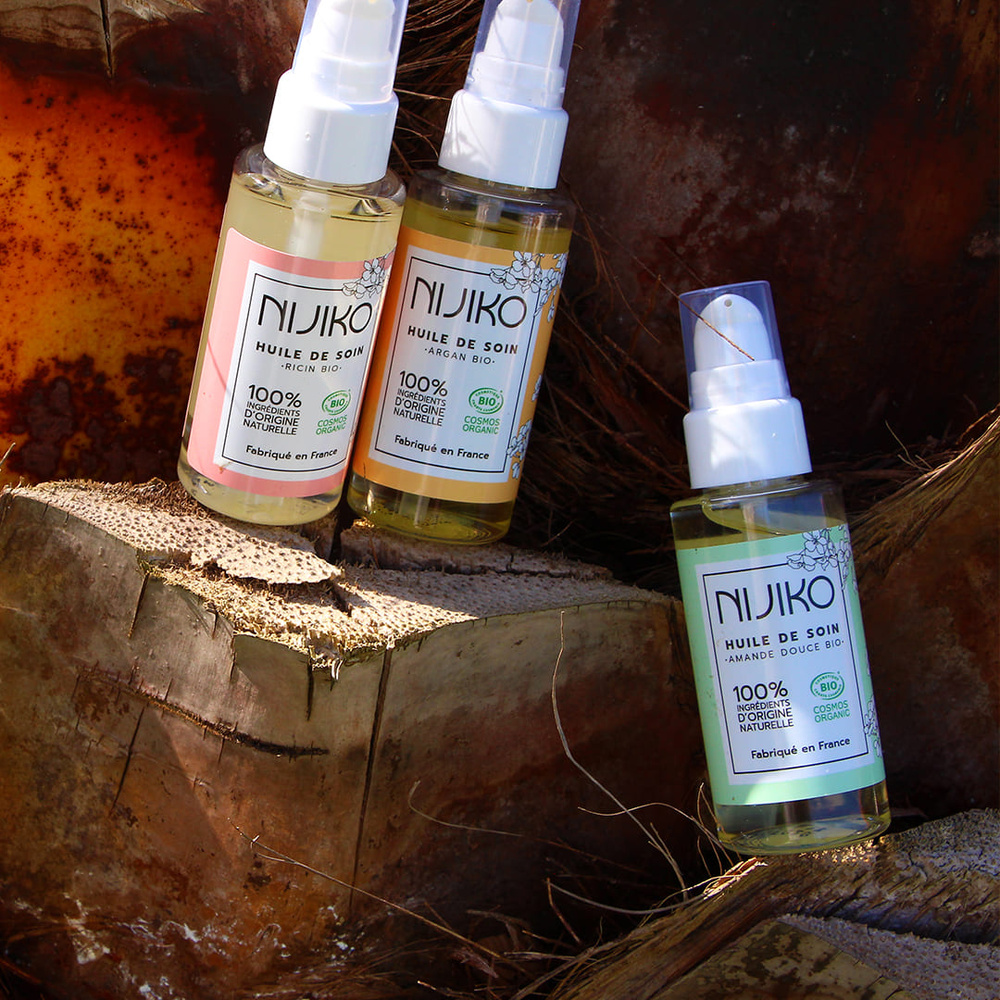 nijiko Huile de Soin Bio Multi-usages à l'Argan Huile nourrissante