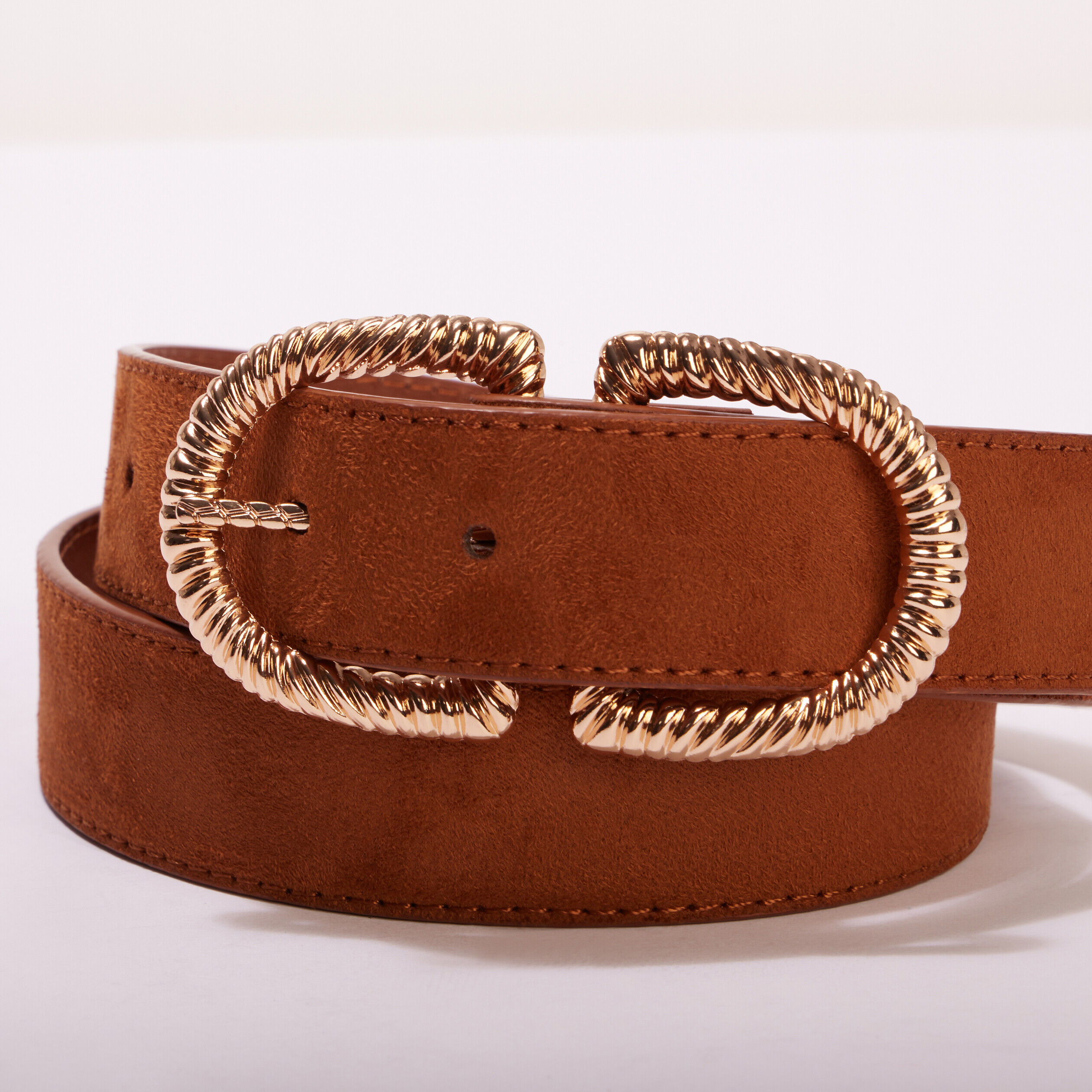 Ceinture double boucle camel femme | Cache Cache