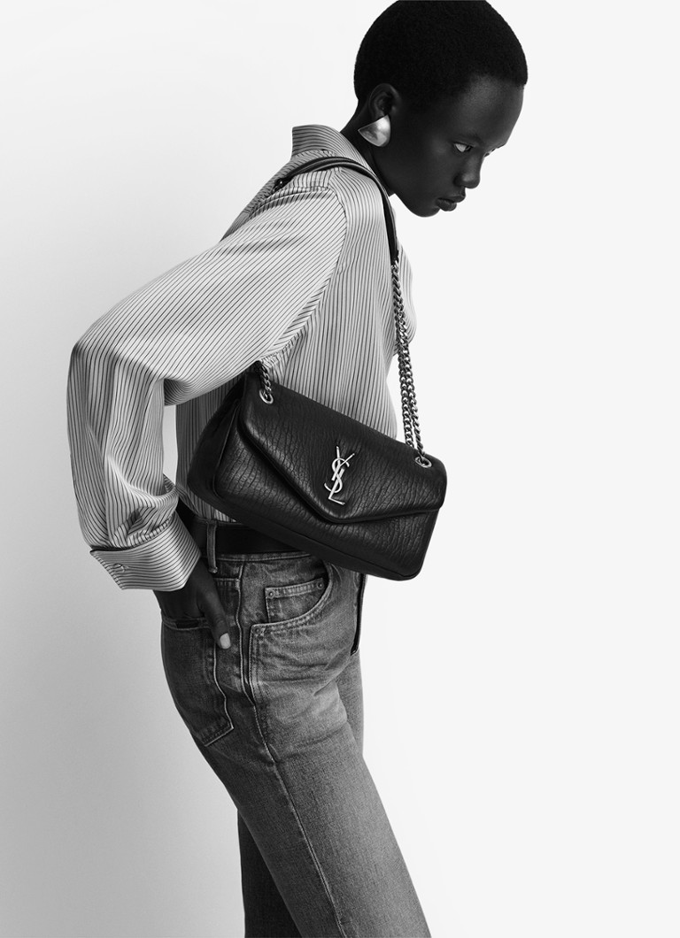 Saint Laurent Calypso Medium lambskin shoulder bag