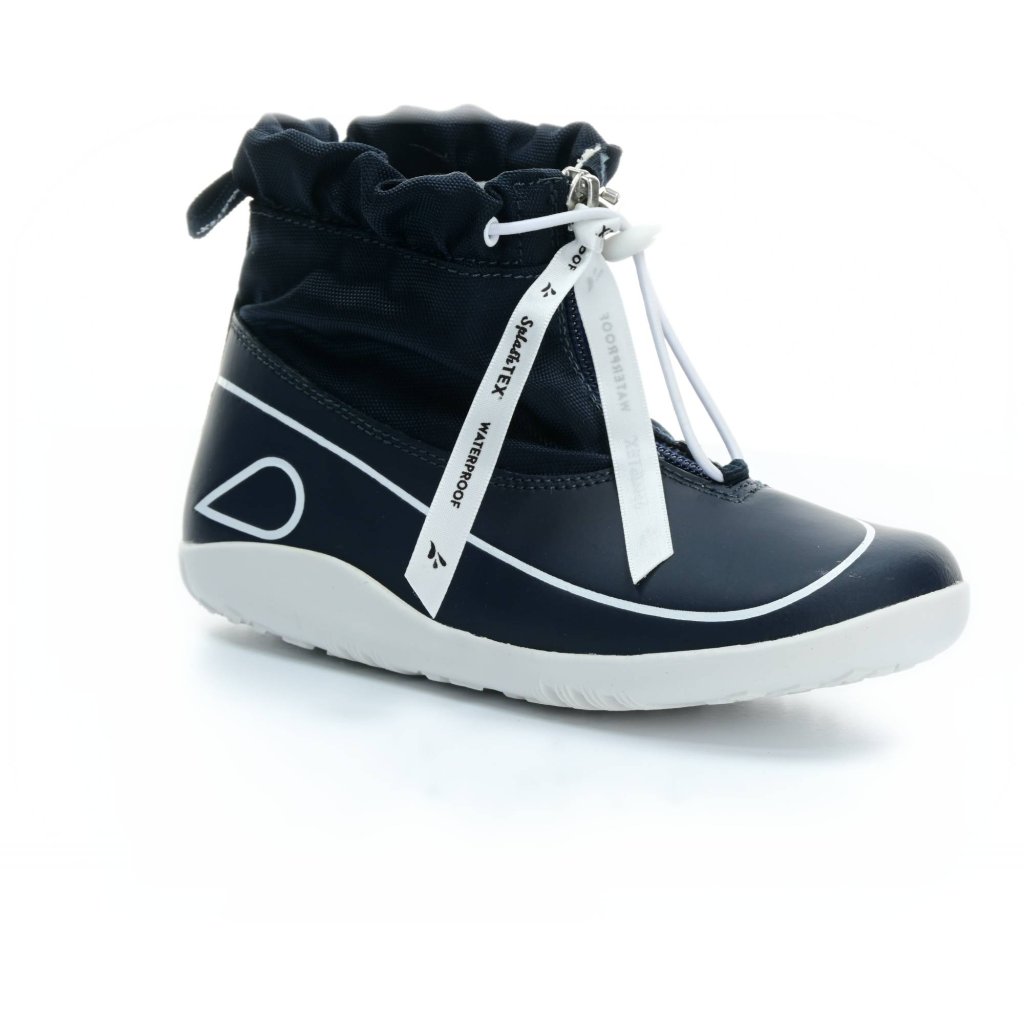 Bobux Splash Navy dunkel blaue Barfußschuhe Gummistiefel