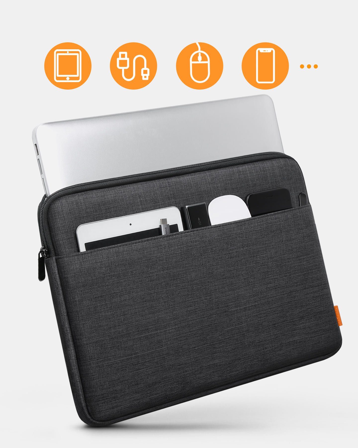 Inateck Laptop-Hülle 15.6 Zoll Laptoptasche Notebook Sleeve Schutzhülle
