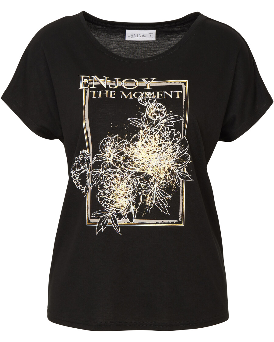 Schwarzes T-Shirt