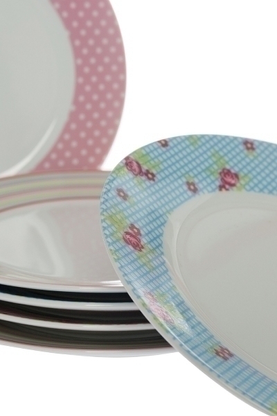 MyFlair 6er Tellerset 