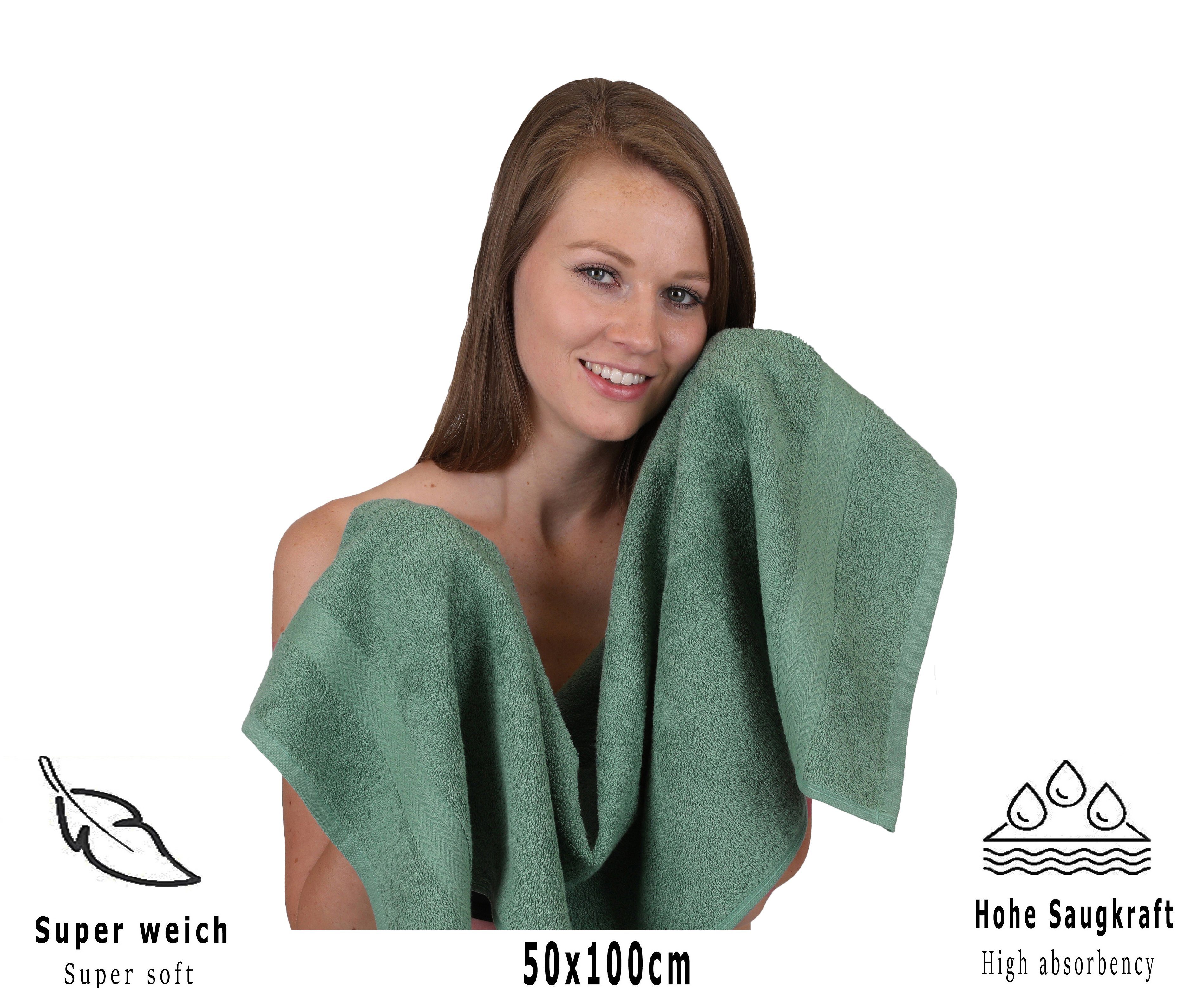 Betz Handtücher 8 Stück 50x100 cm Handtuch Premium, 100% Baumwolle