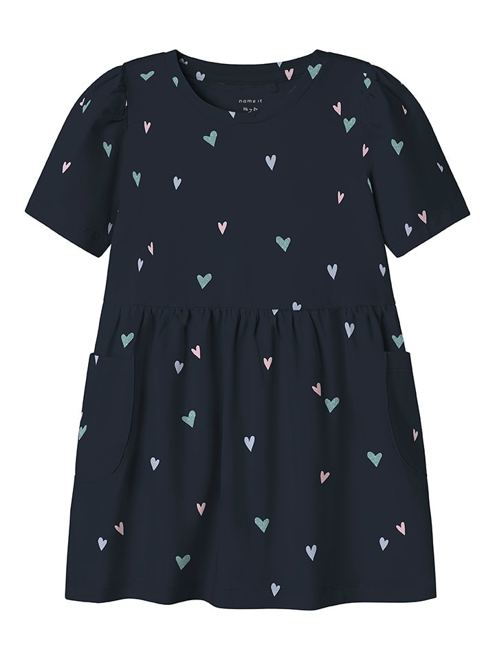 name it Kleid in Dunkelblau günstig kaufen