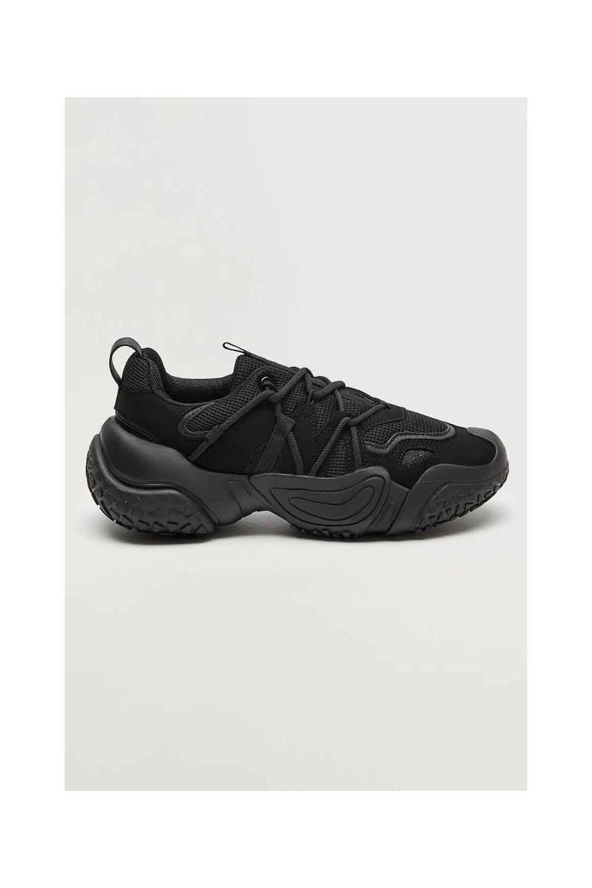 Mango Baskets Femme couleur noir