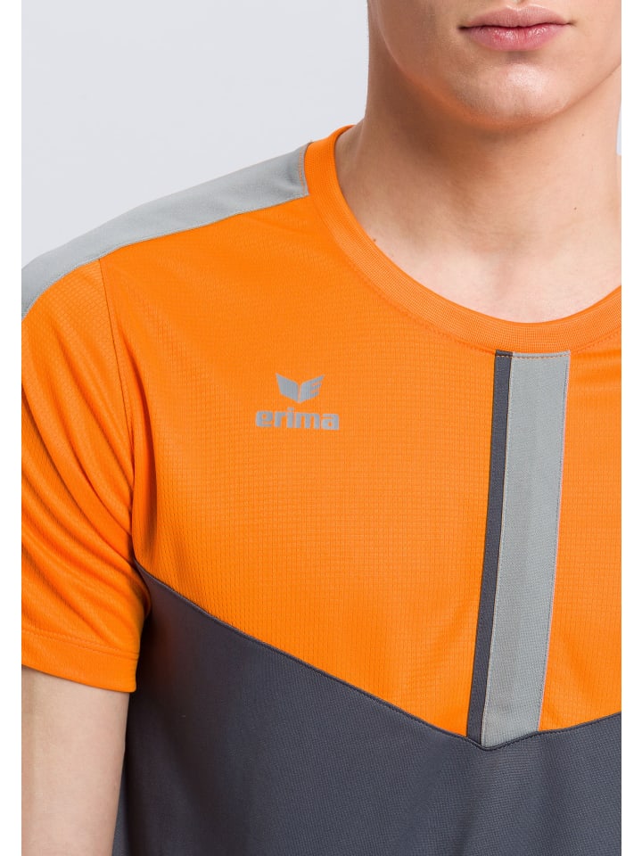 erima Squad T-Shirt in new orange/slate grey/monument grey günstig kaufen