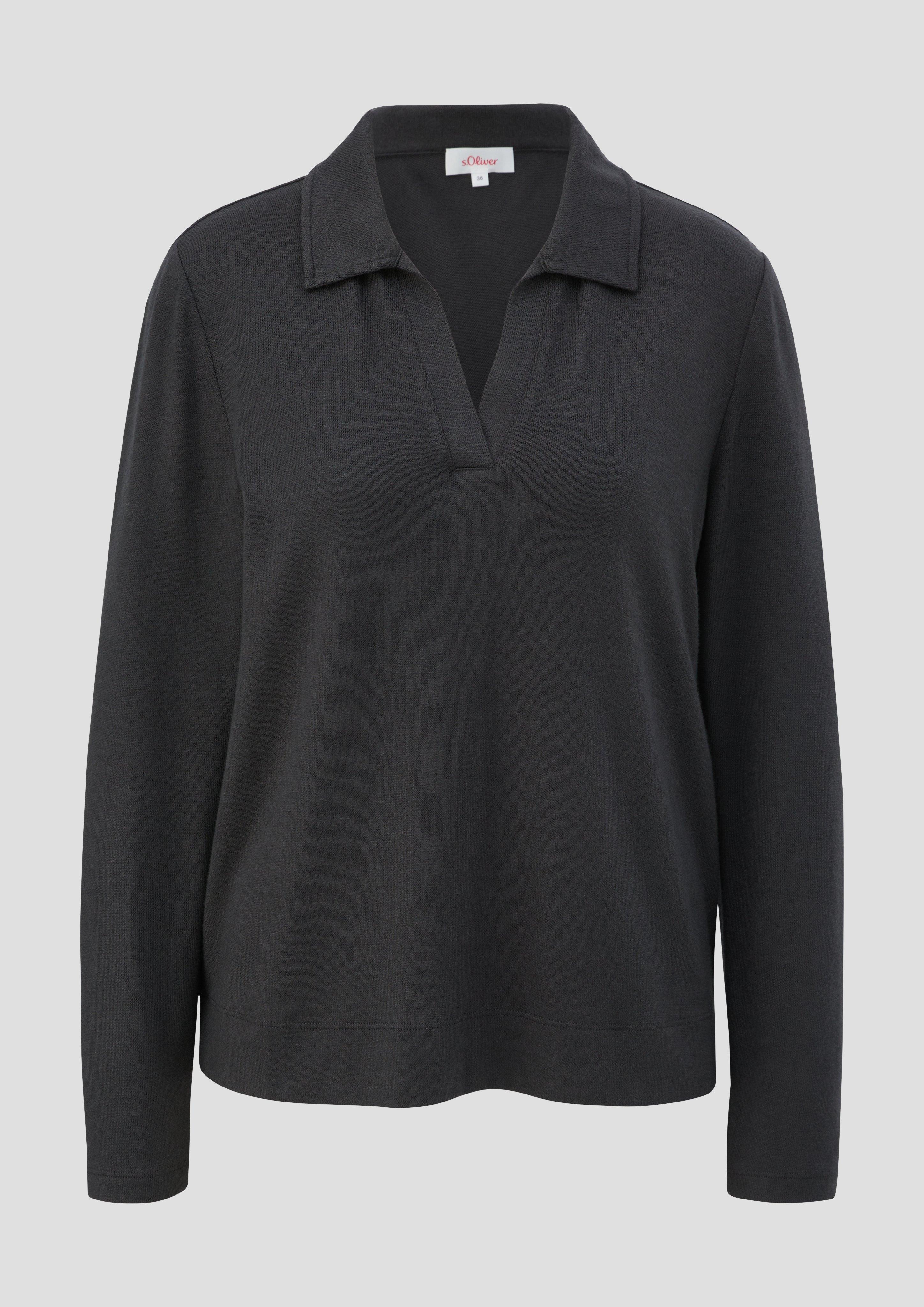 Longsleeve aus Viskosemix  2137116-9898