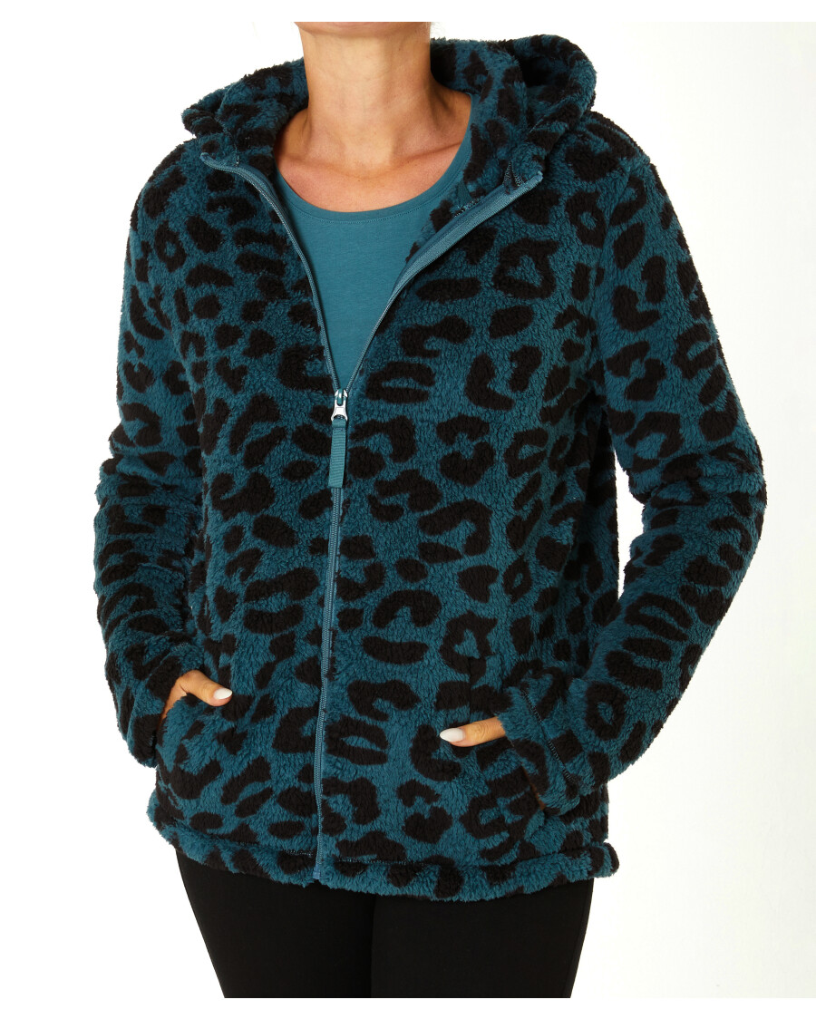 Fleecejacke mit Muster