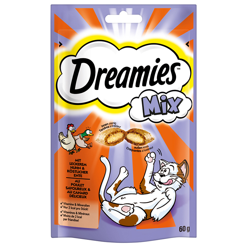 Dreamies Snacks Dreamies Mix 6x60g Huhn & Ente