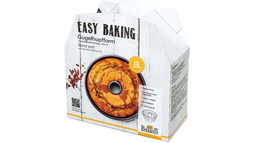 RBV BIRKMANN Gugelhupfform EASY BAKING Ø 22cm