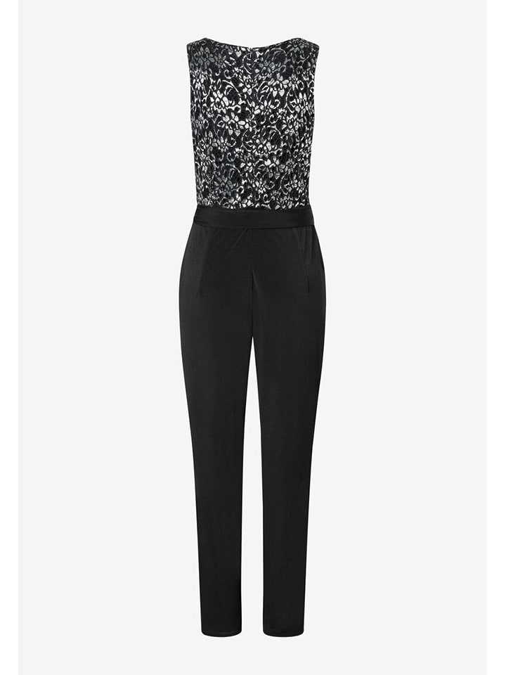 More & More Jumpsuit in Schwarz/ Grau günstig kaufen
