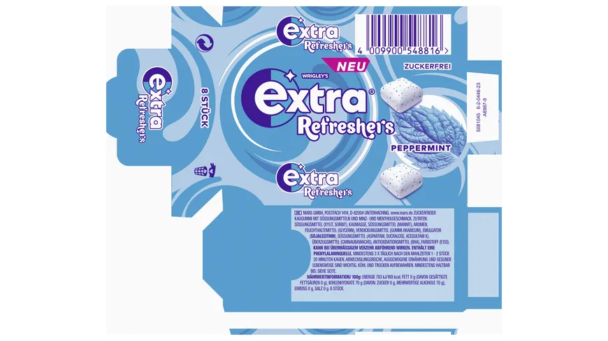 Wrigley's Extra® Refreshers Peppermint
