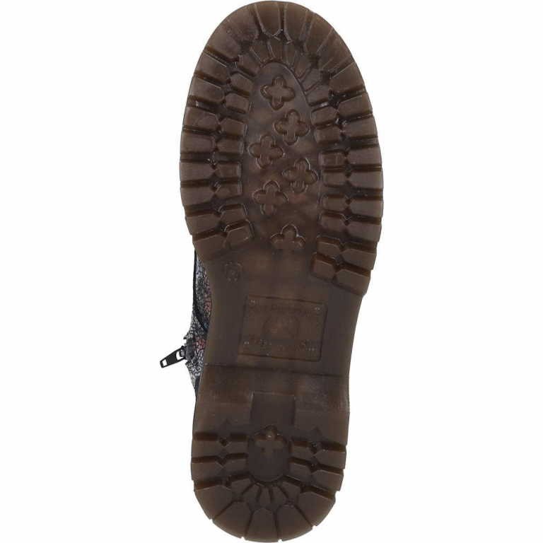 MANITU Schnür-Stiefeletten schwarz